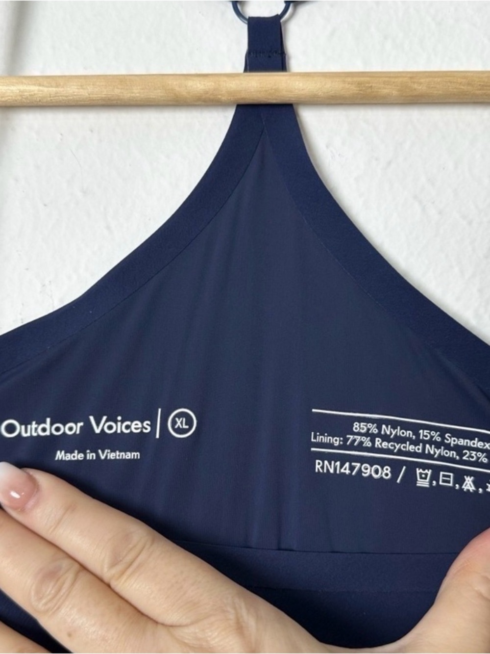Outdoor Voices The Exercise Dress XL Blue Racerback Skort Athletic Sporty Tennis - Picture 7 of 12